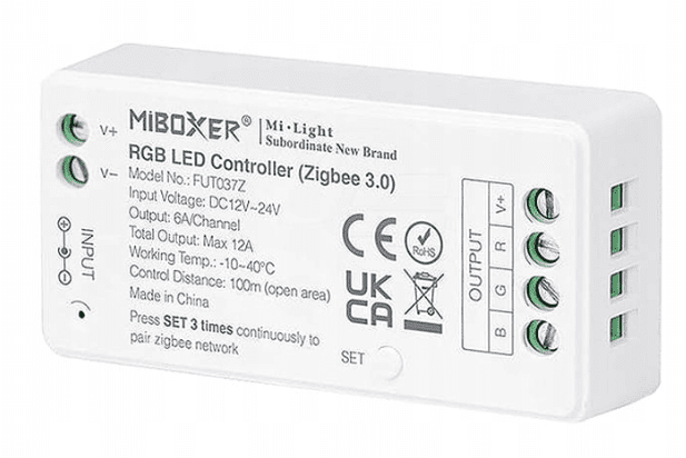 HurtLED LED regulátor FUT037Z+ 3v1 12-24V 12A Zigbee 3.0