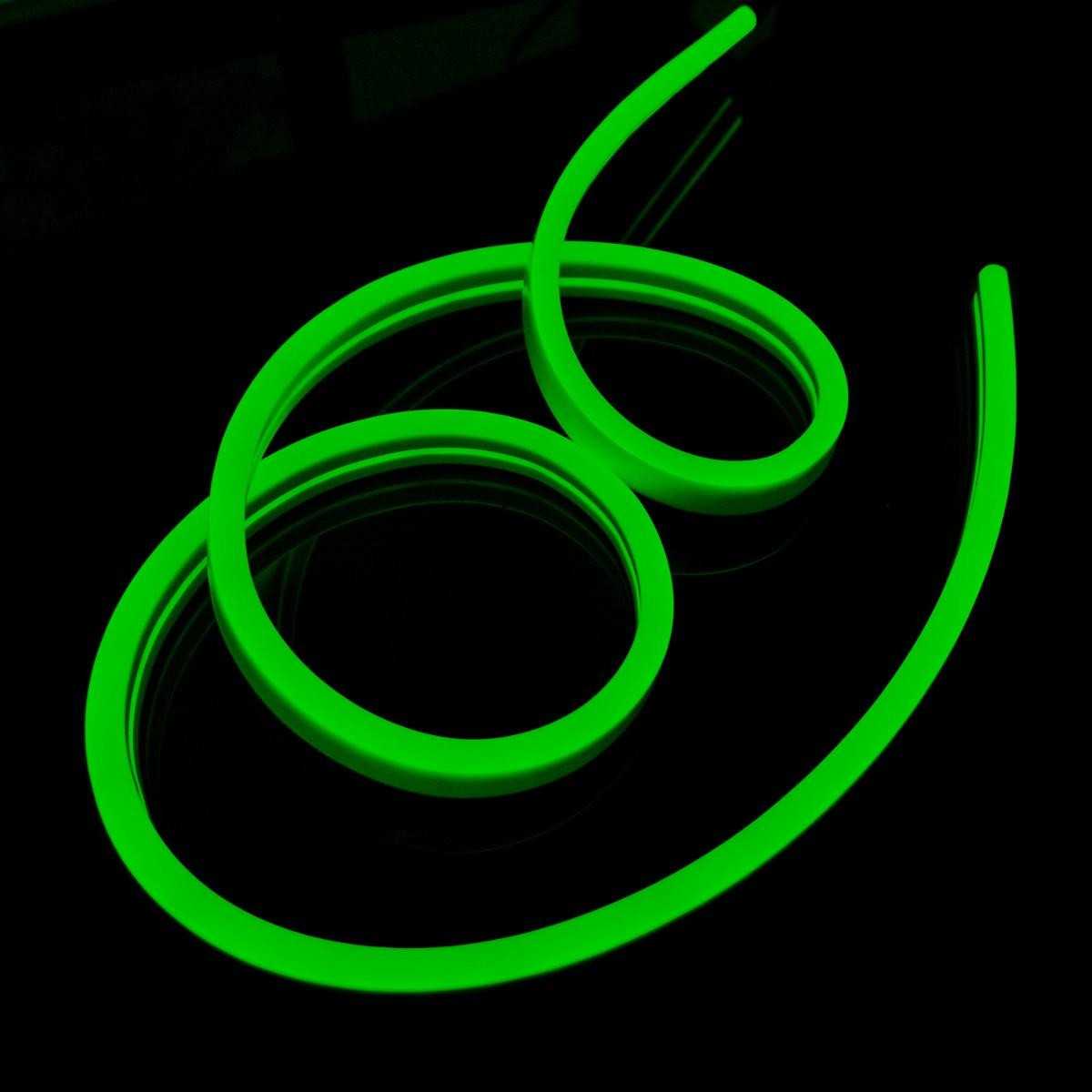 HurtLED Neon FLEX 6x12mm 120 LED 12V 1m IP65 ZELENÝ AVI000060