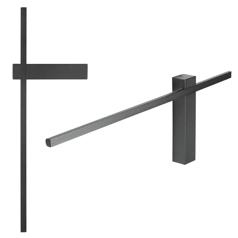 Interlook Moderní nástěnné svítidlo 60 cm 10W | Černé nástěnné svítidlo | LED lampa s barevnou teplotou 4000K | YG-W003 5059