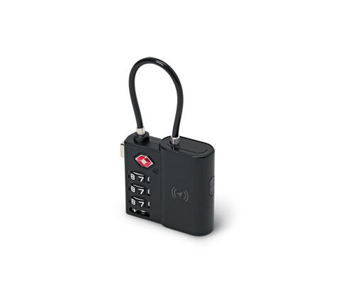 Tchibo - Chytrý zámek TSA s lokátorem - barva: černá