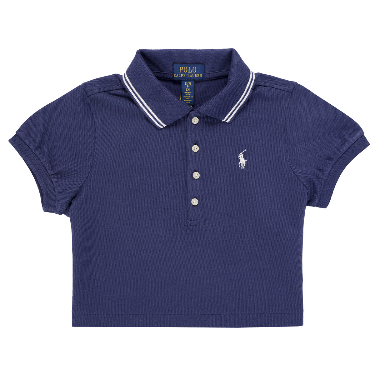 Polo Ralph Lauren  CROP POLO-KNIT SHIRTS-POLO SHIRT  Tmavě modrá