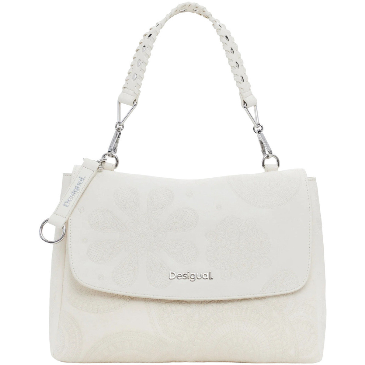 Desigual  BAG_DEJAVU POSADAS ECRU 25SAXPAA  Bílá