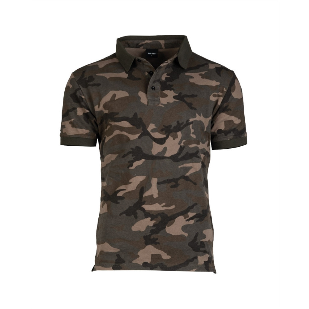 Polokošile Mil-Tec Camo Prewash - woodland, S