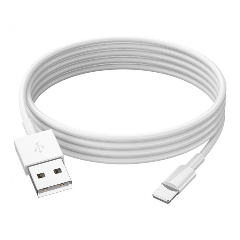 Kabel USB Lightning iPhone iPad 1m - bílý