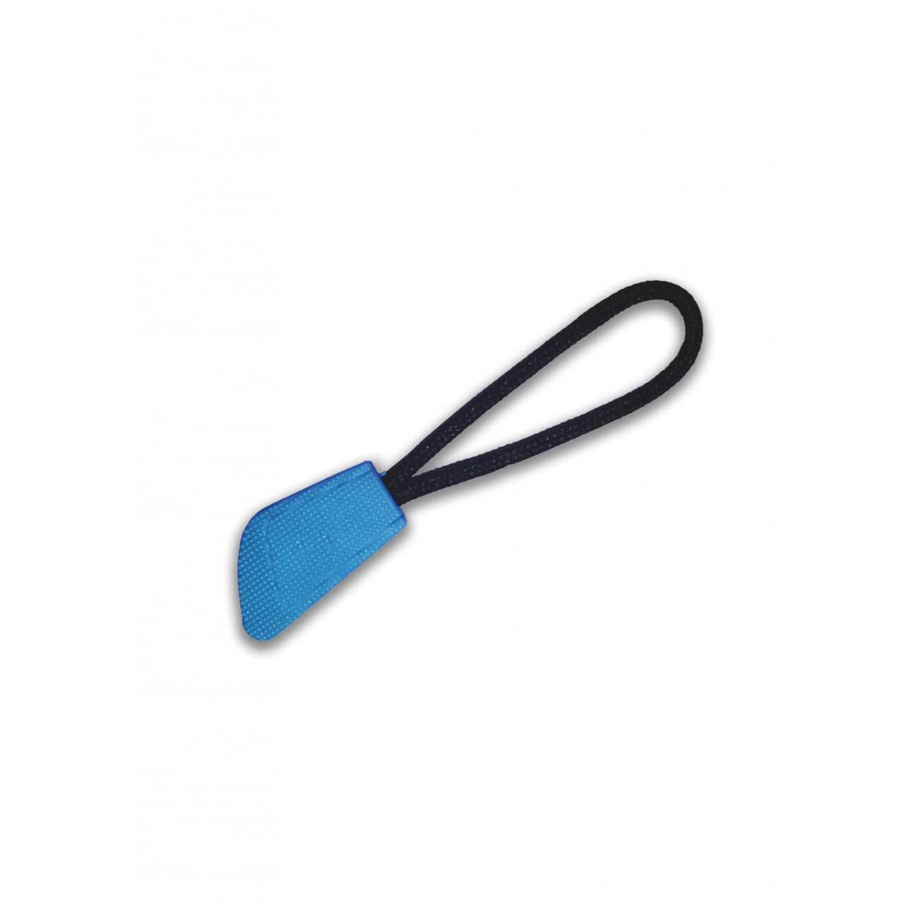 Přívěsek na jezdec zipu (taháček) Result 10 ks - světle modrý-černý