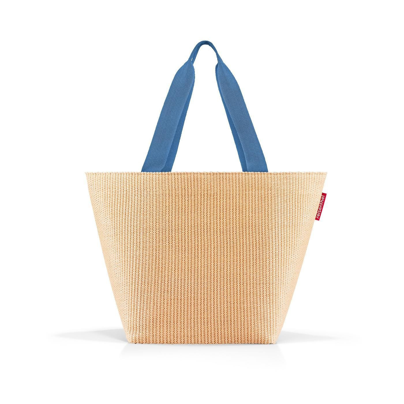 Nákupní taška přes rameno Reisenthel Shopper M Raffia blue