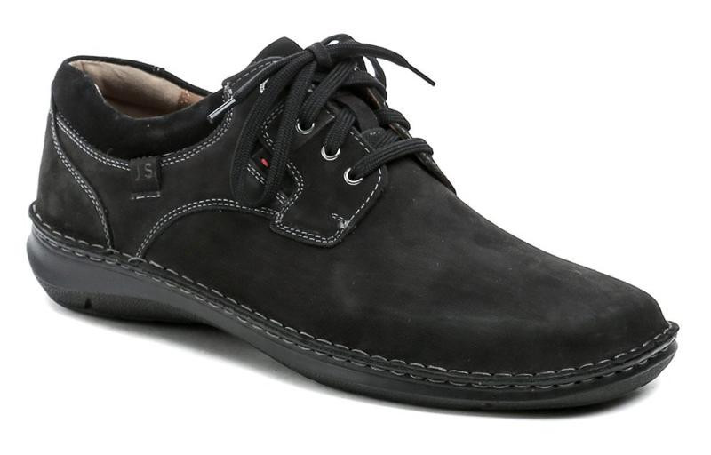 Josef Seibel 44936 černé pánské nadměrné polobotky
