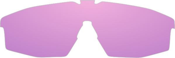 R2 Náhradní čočky k modelu Gain AT108 hnědá, modrý chrom