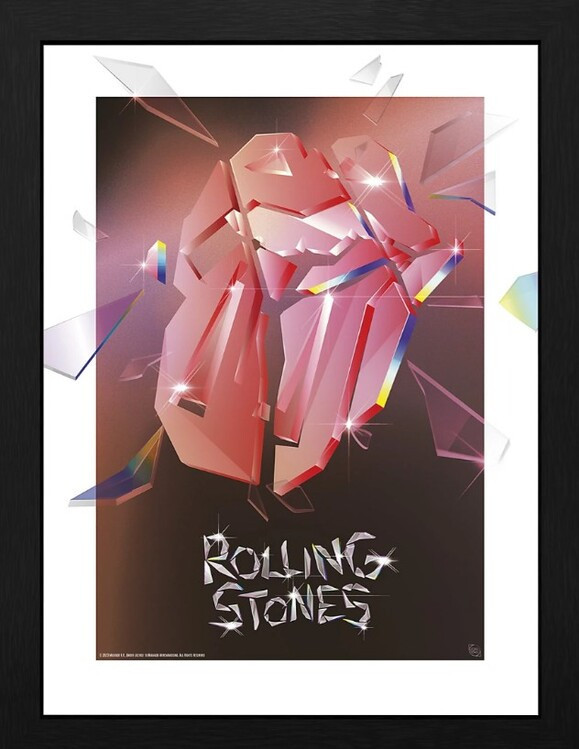 ABY STYLE Obraz na zeď - The Rolling Stones - Hackney, 34.3 × 44.5 cm