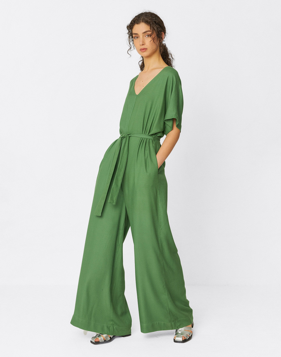 SKFK Kaie Jumpsuit G5 Basil Green 36