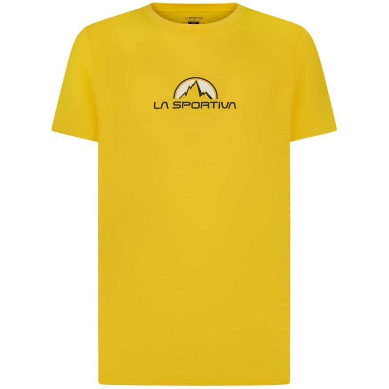 La Sportiva Pánské tričko s krátkým rukávem La Sportiva Brand tee Žlutá