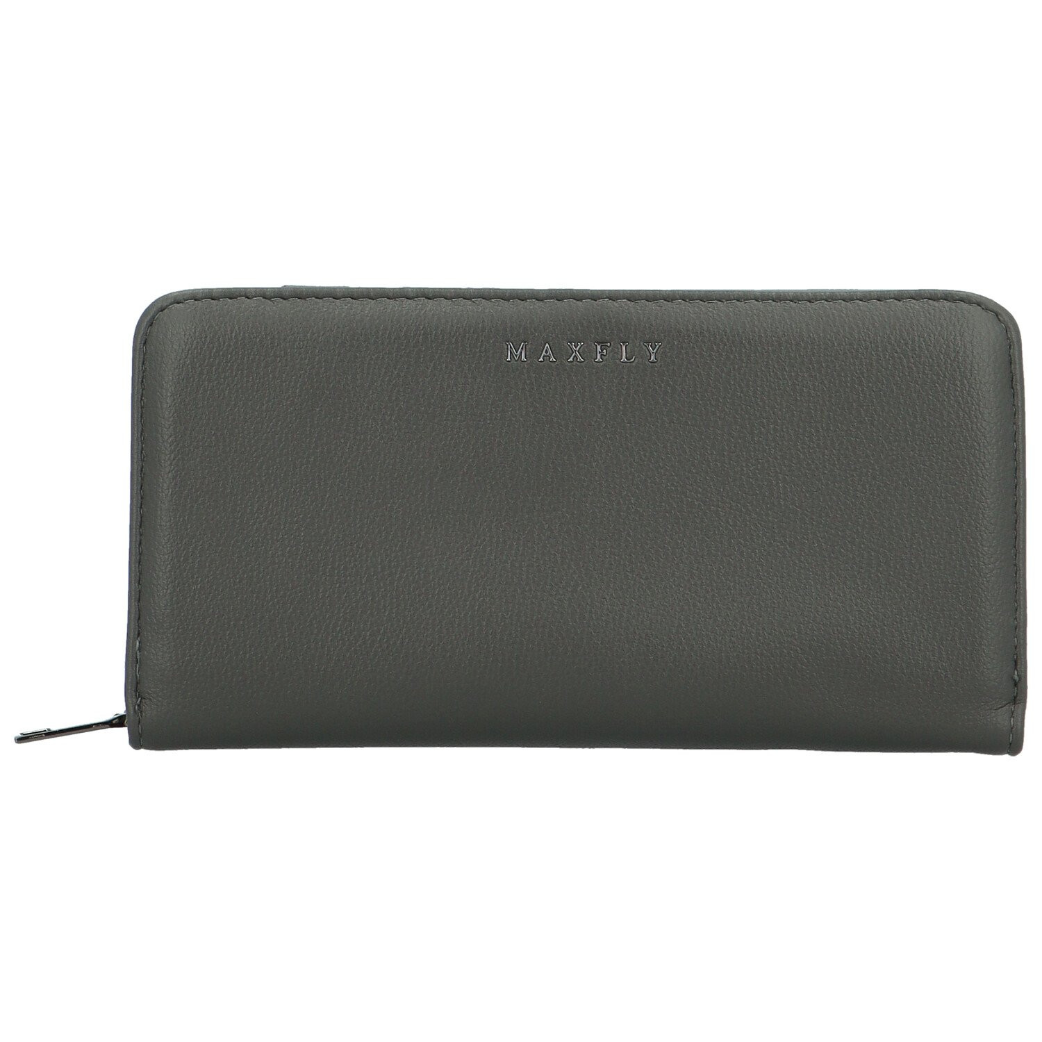 Trendy dámská koženková peněženka MaxFly Gelbert, šedá
