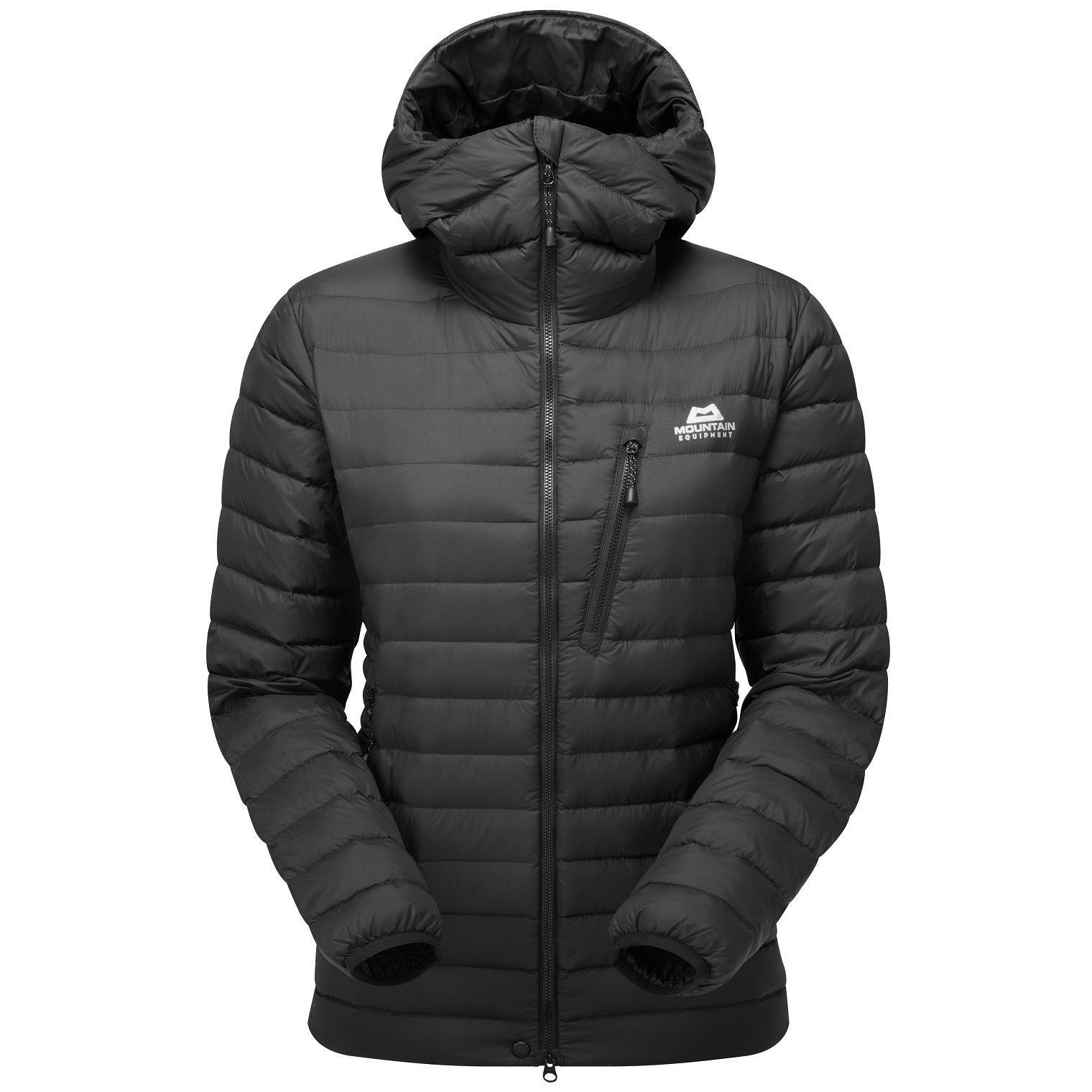 Dámská zimní bunda Mountain Equipment Earthrise Hooded Wmns Jacket Velikost: L / Barva: černá