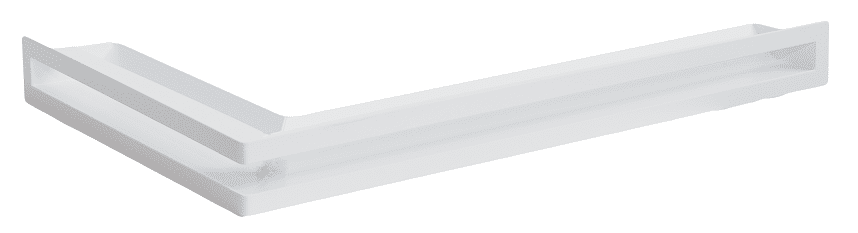 Nordflam krbová mřížka AERO levá 58x38x6cm - bílá