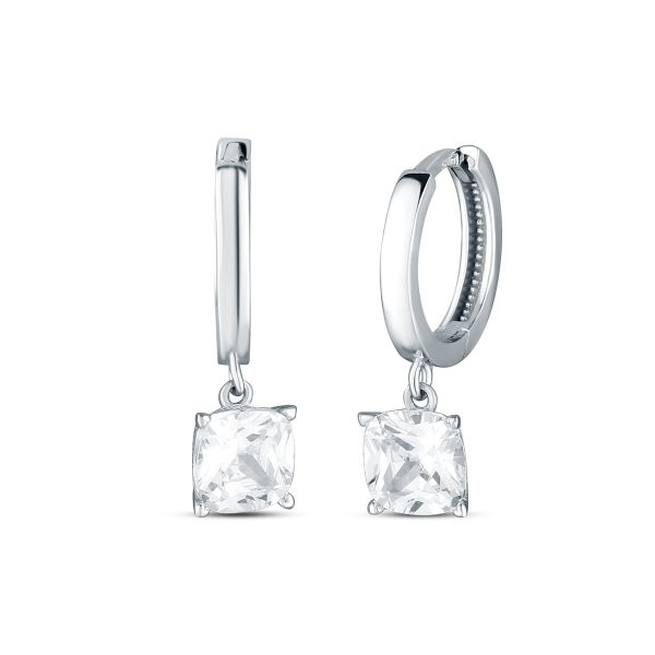 Náušnice se syntetickými kameny 336-185-003042 2.40g