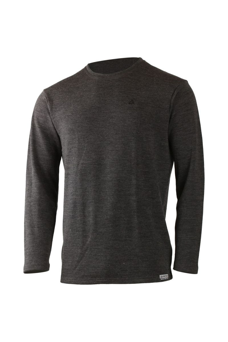 Lasting pánská merino mikina WOLK 8169 šedá Velikost: XL