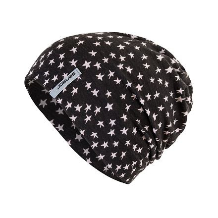 SENSOR ČEPICE MERINO IMPRESS černá/stars Velikost: L 8592837070100