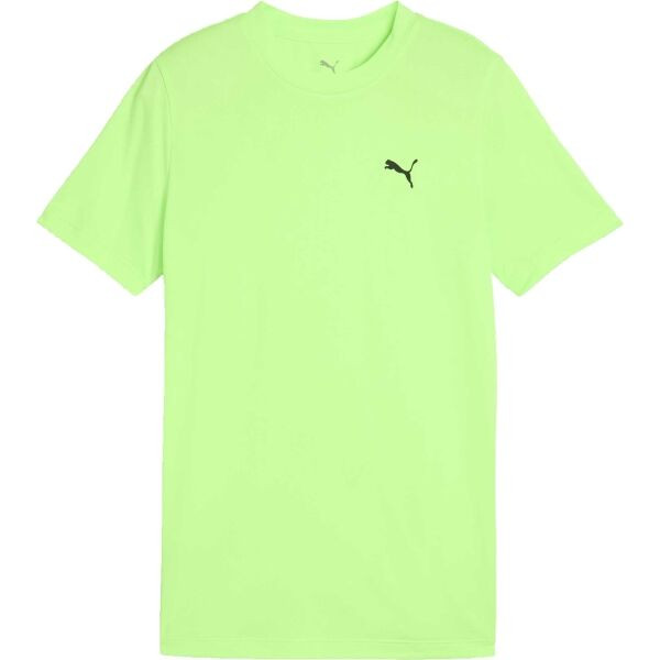 Puma TAD ESSENTIALS TEE B Chlapecké triko, světle zelená, velikost