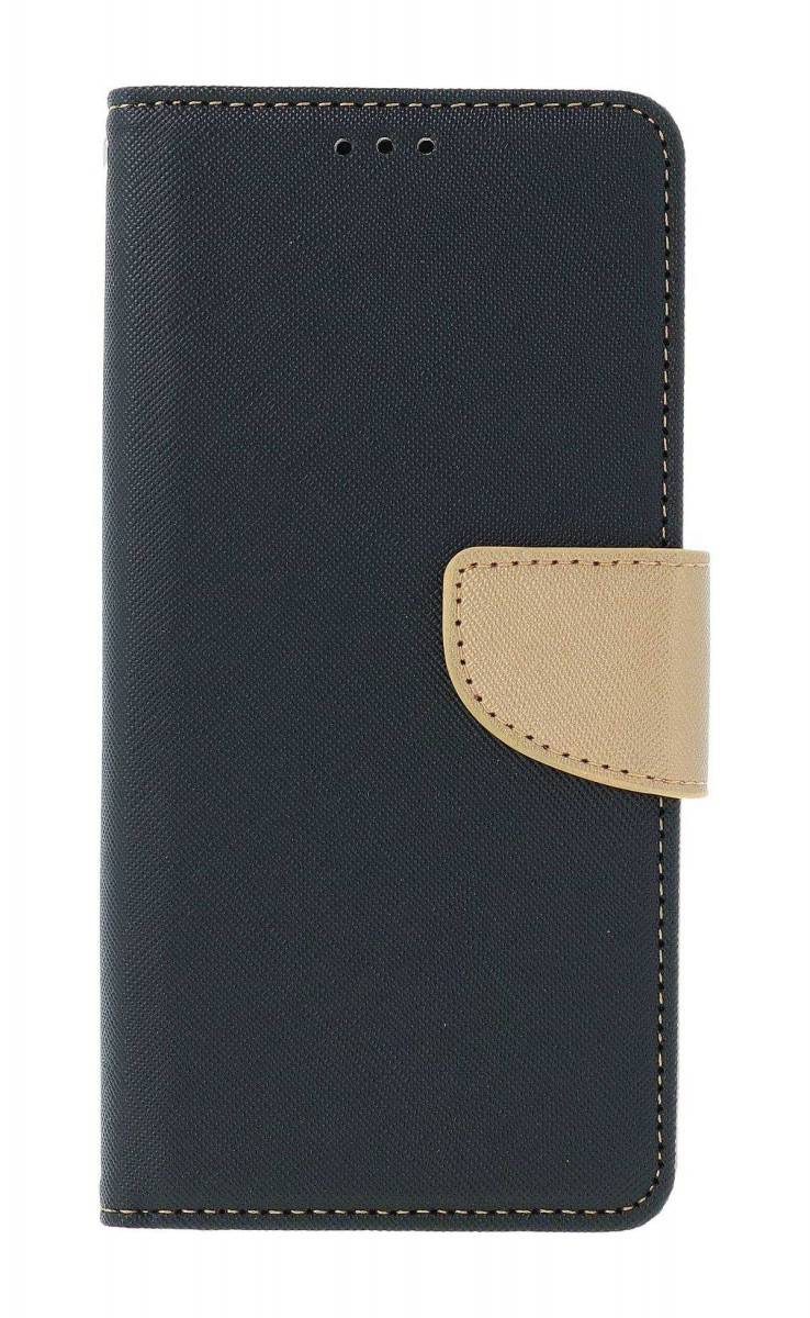 Pouzdro TopQ Xiaomi Redmi Note 13 knížkové černo-zlaté 130646