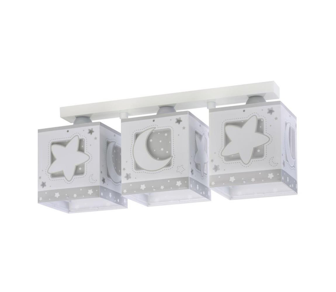 Dalber Dalber 63233NE - Dětské stropní svítidlo MOONLIGHT 3xE27/60W/230V