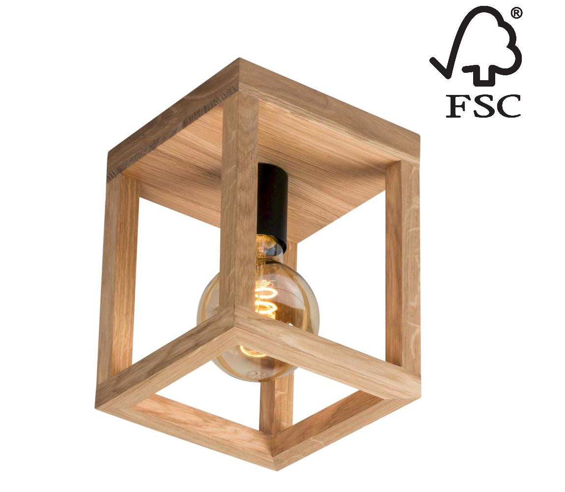 9154174 - Stropní svítidlo KAGO 1xE27/60W/230V matný dub