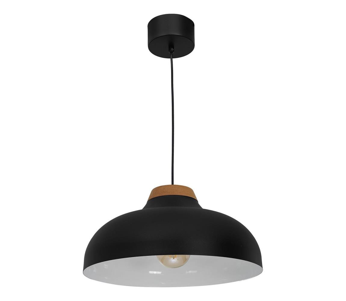 Lustr na lanku BURGOS 1xE27/60W/230V černá