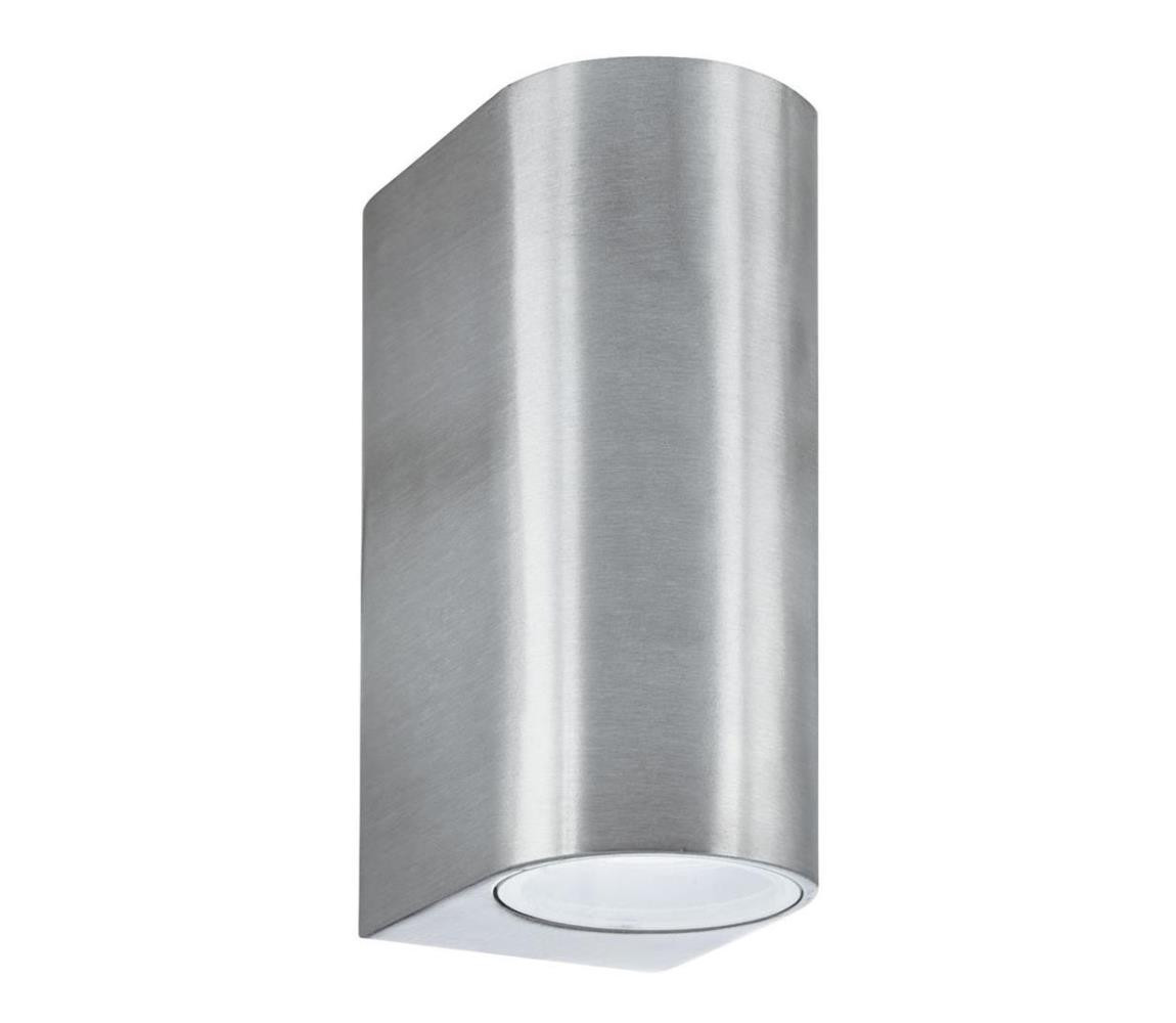 Searchlight Searchlight 8008-2SS-LED - Venkovní nástěnné svítidlo LEDO 2xGU10/6W/230V IP44