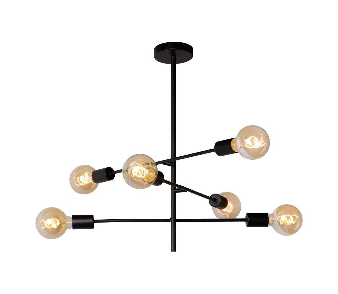 Lucide Lucide 21119/06/30 - Lustr na tyči LESTER 6xE27/40W/230V