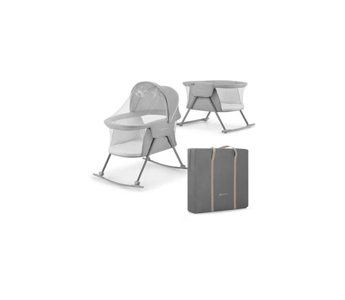 Kinderkraft KINDERKRAFT - Postýlka dětská 3v1 LOVI šedá