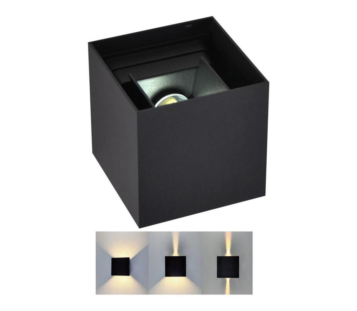 Venkovní nástěnné svítidlo KIOTO 1xG9/5W/230V IP44 černá