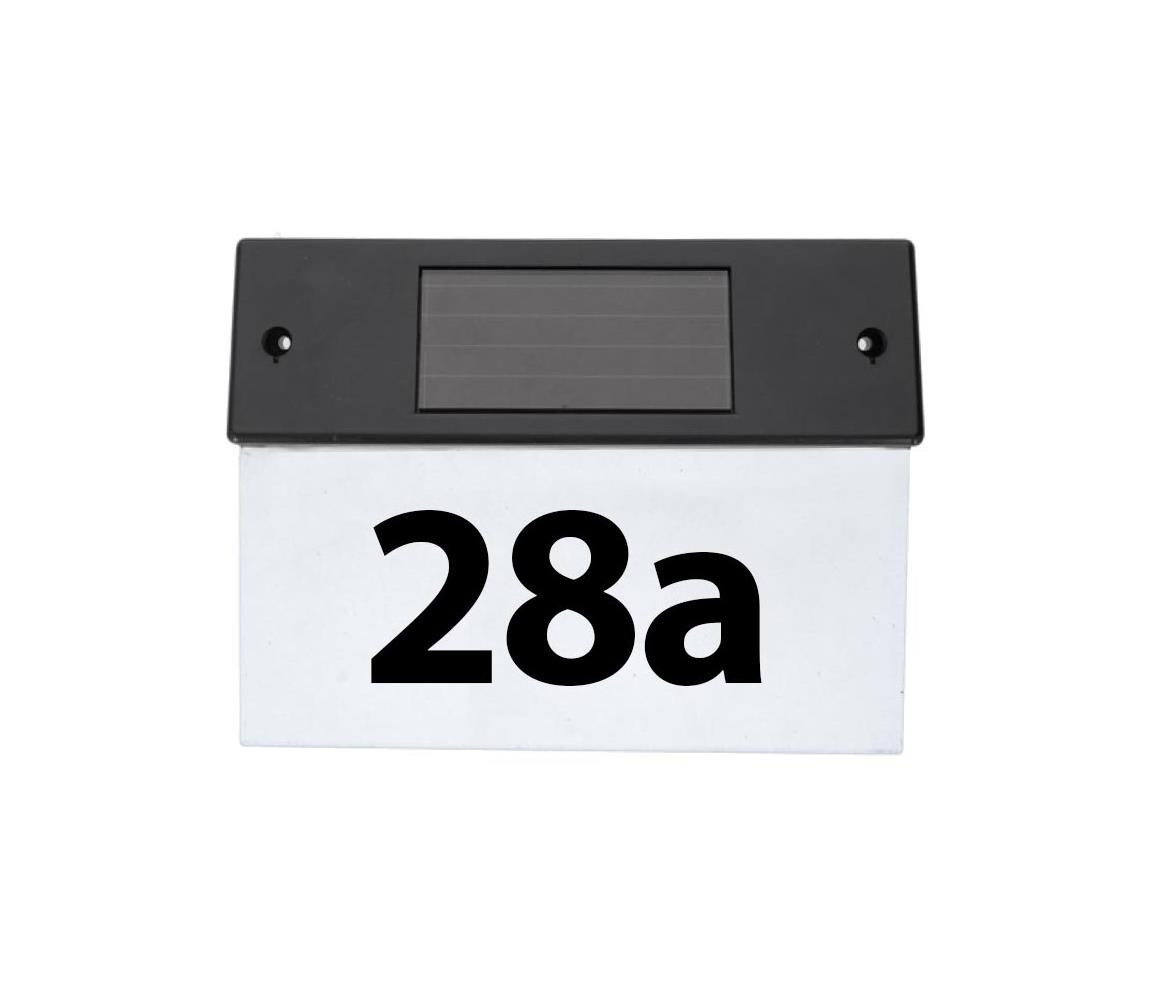 Grundig Grundig - LED Solární domovní číslo se senzorem LED/1,2V IP44