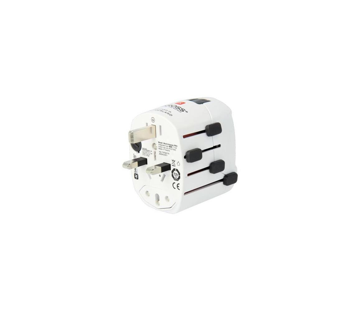 SKROSS SKROSS PA34 - Cestovní adaptér univerzální 6,3A
