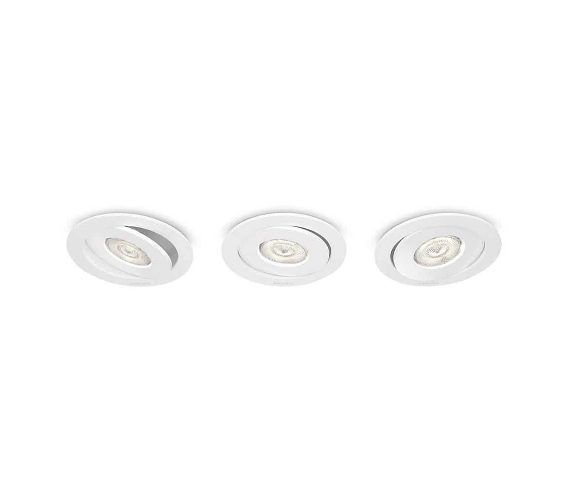 Philips Philips 59183/31/16 - SADA 3x LED podhledové svítidlo ASTEROPE LED/4,5W/230V