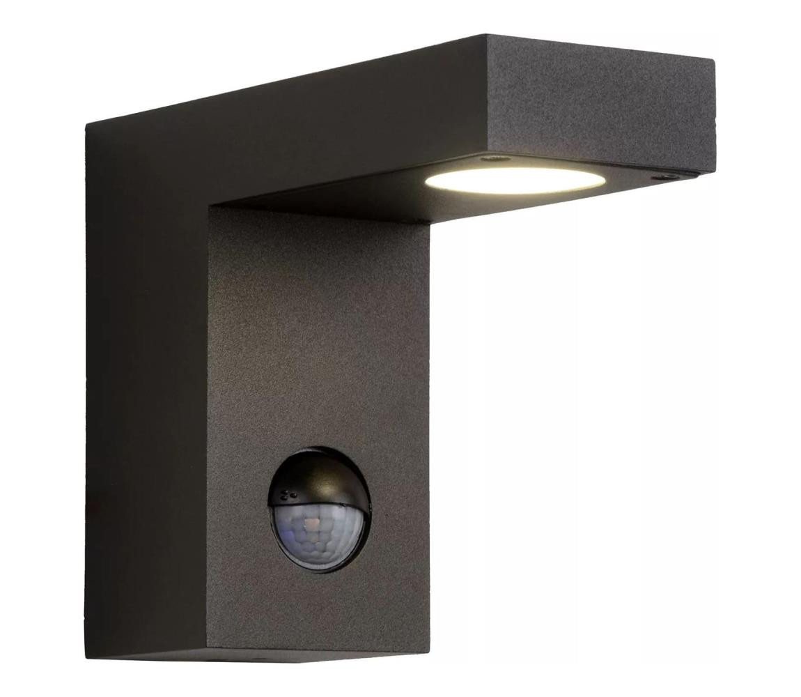 Lucide Lucide 28850/24/30 - LED Venkovní svítidlo se senzorem TEXAS LED/7W/230V IP54