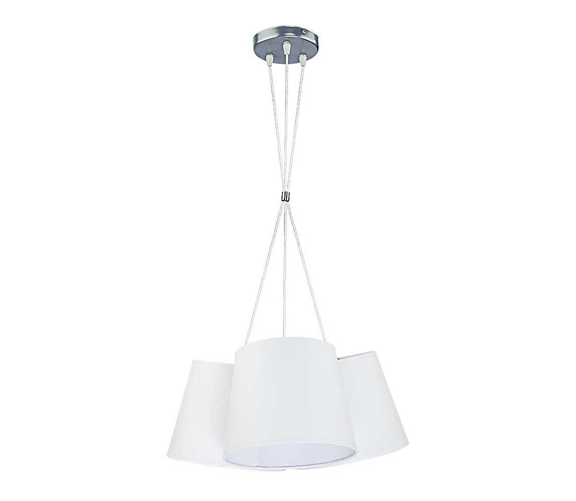- Lustr na lanku ROSSA 3xE27/40W/230V bílá