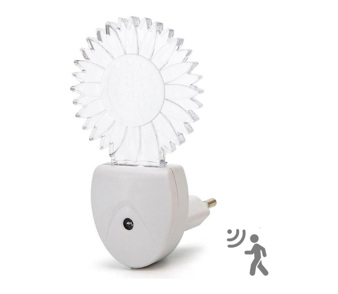 B.V.  - LED RGB Noční světlo se senzorem LED/0,5W/230V slunce