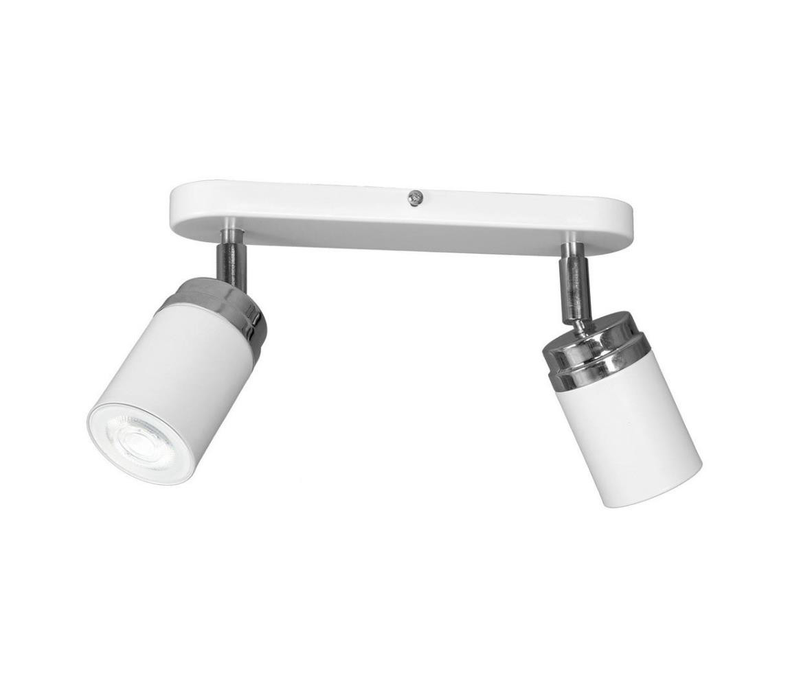 Bodové svítidlo RENO 2xGU10/8W/230V bílá/chrom