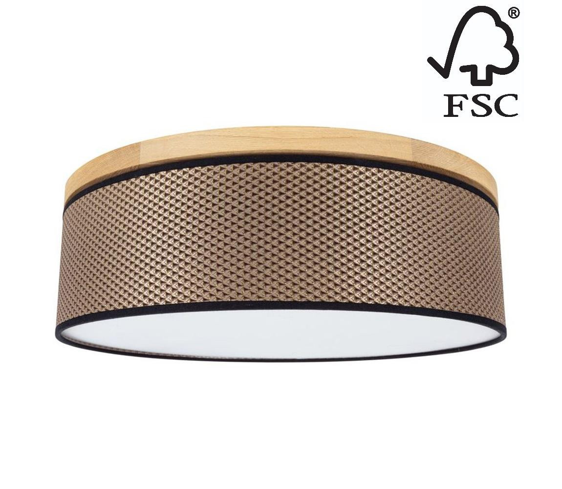 4037400211555 - Stropní svítidlo BENITA 2xE27/25W/230V dub
