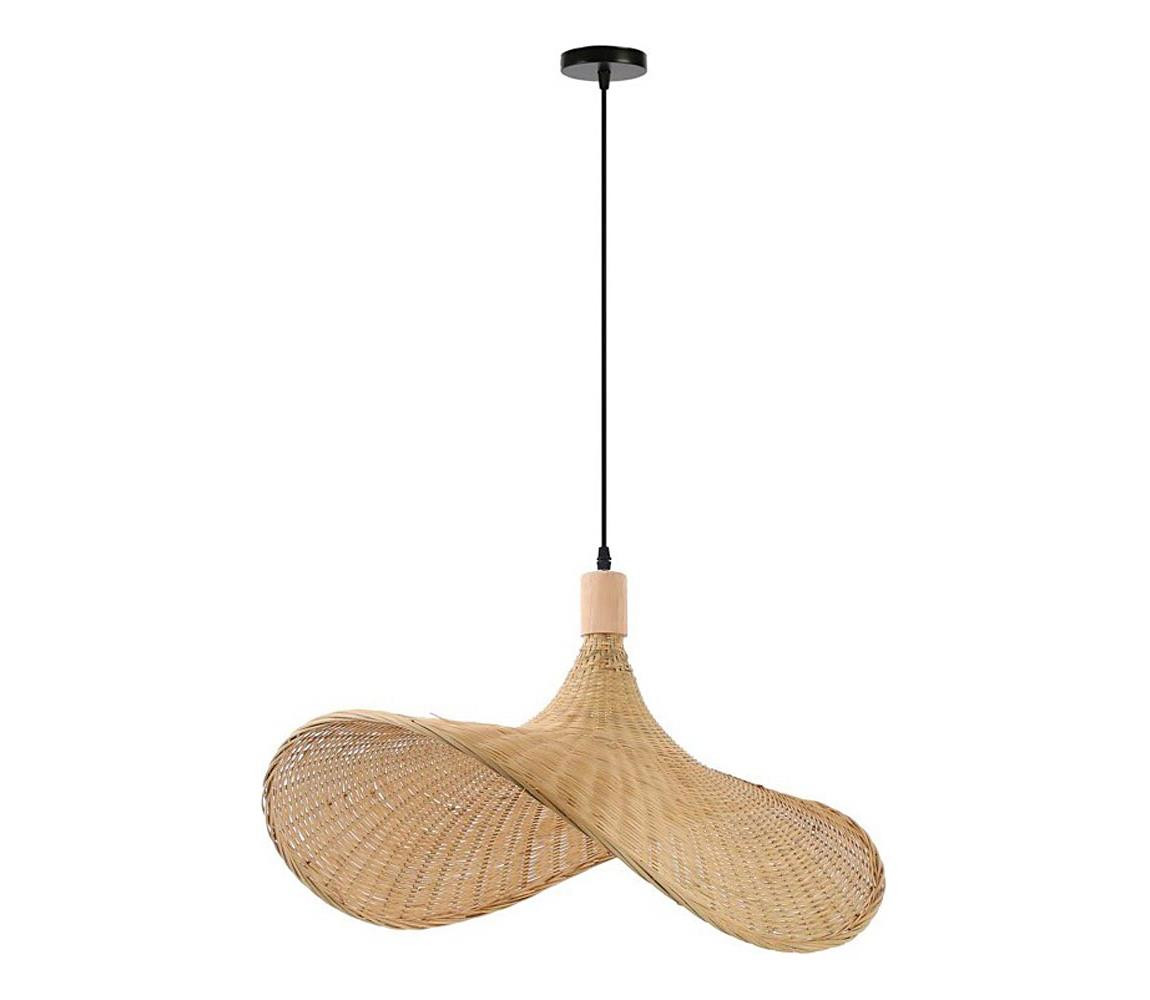 08289L - Lustr na lanku SOMBRERO 1xE27/40W/230V pr. 70 cm ratan