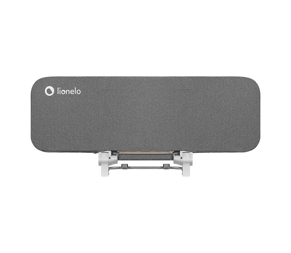 Lionelo Lionelo - Bezpečnostní zábrana k posteli LORA tmavě šedá