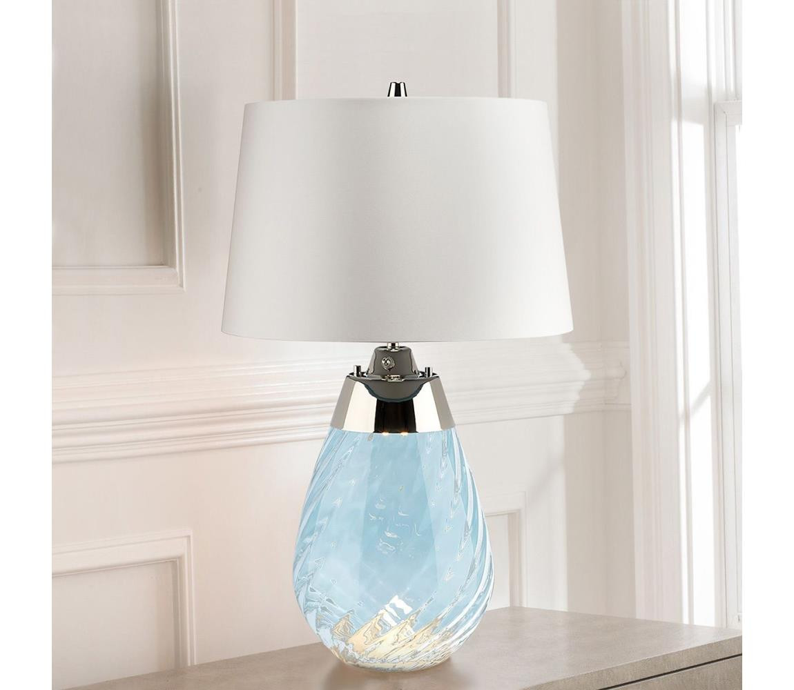 Elstead Elstead LENA-TL-S-BLUE-OWSS- LED Stol. lampa 1xE27/60W/230V+1xGU10/7W modrá/bílá