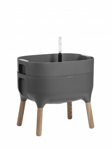 Plastia Nízká pěstební nádoba Urbalive - šedá 50,5 cm 38 cm