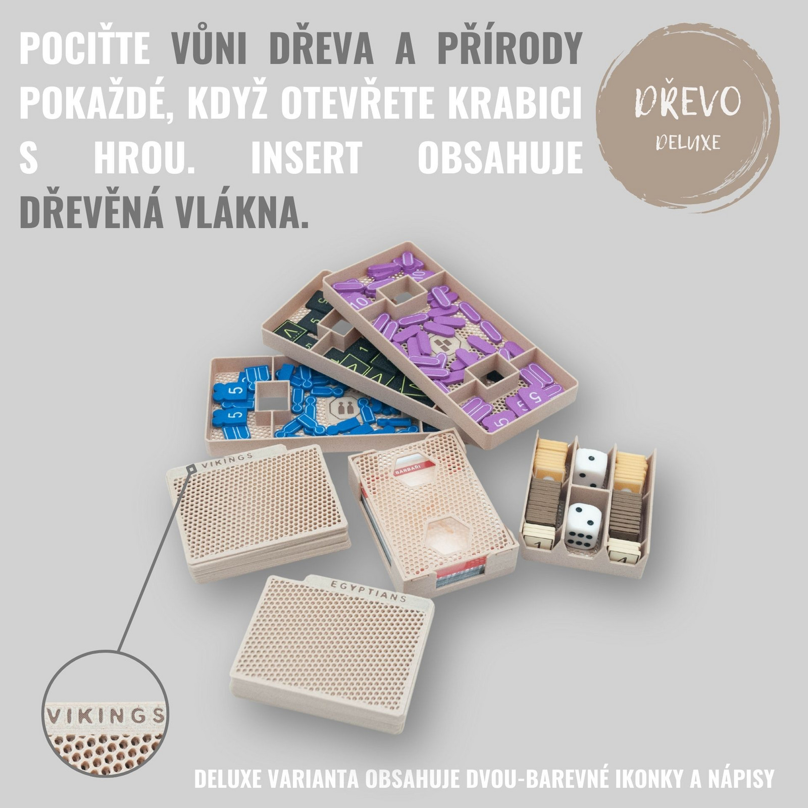 Junta Imperium: Dějiny & Legendy - insert do deskové hry (79481) Barva: Deluxe dřevo