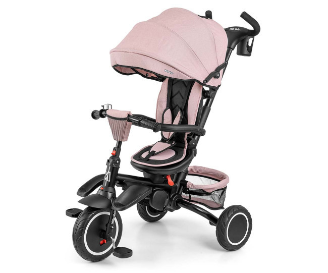 Dětská tříkolka Stanley Rubber růžová