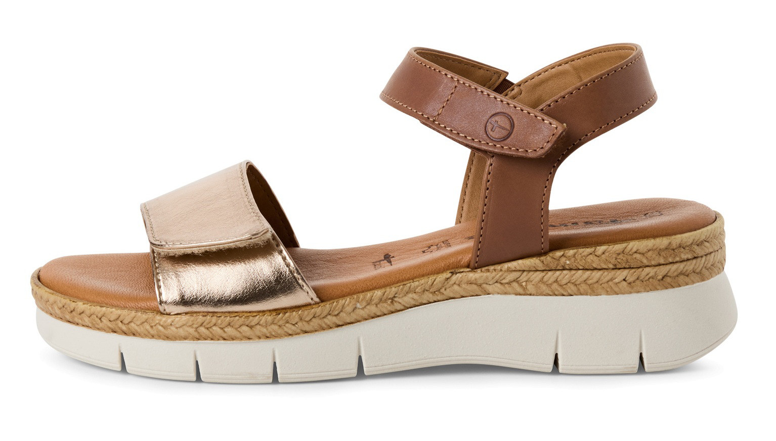 Tamaris 1-28220-44-392 Dámské sandály na klínku hnědé 36