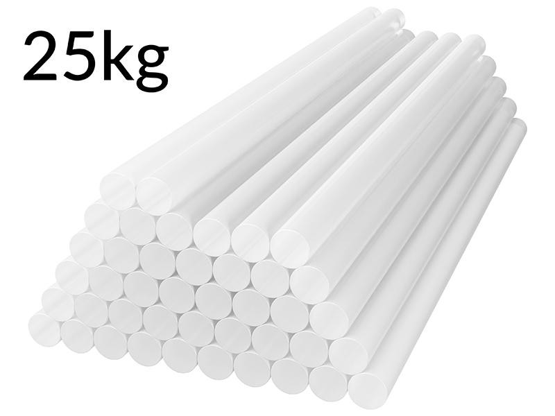 LED21 Tavné lepicí tyčinky transparentní 11mm / 250mm 25kg