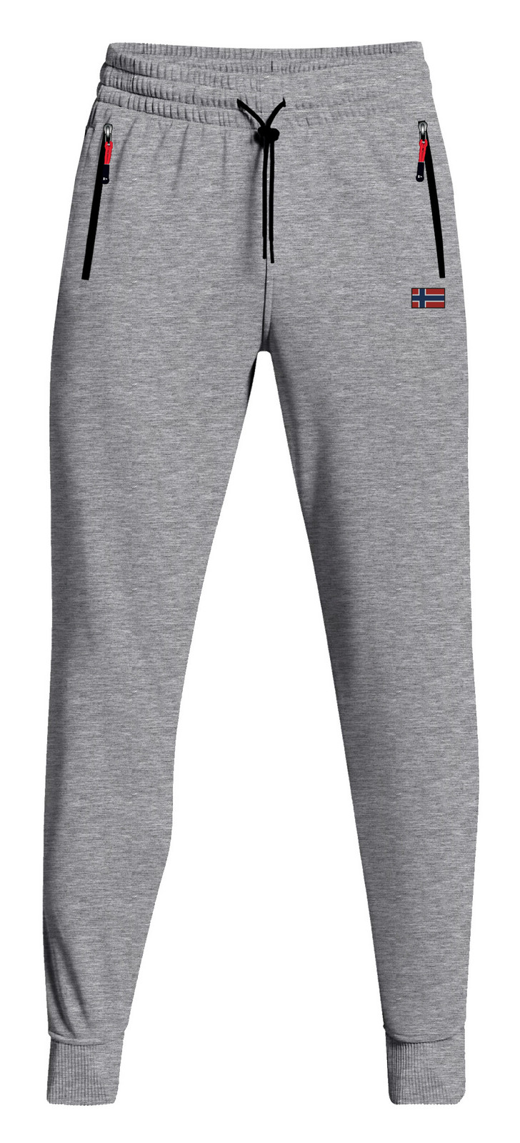 NORWAY TROUSERS FLEECE Pánské tepláky US XL 129445 Grey Melange