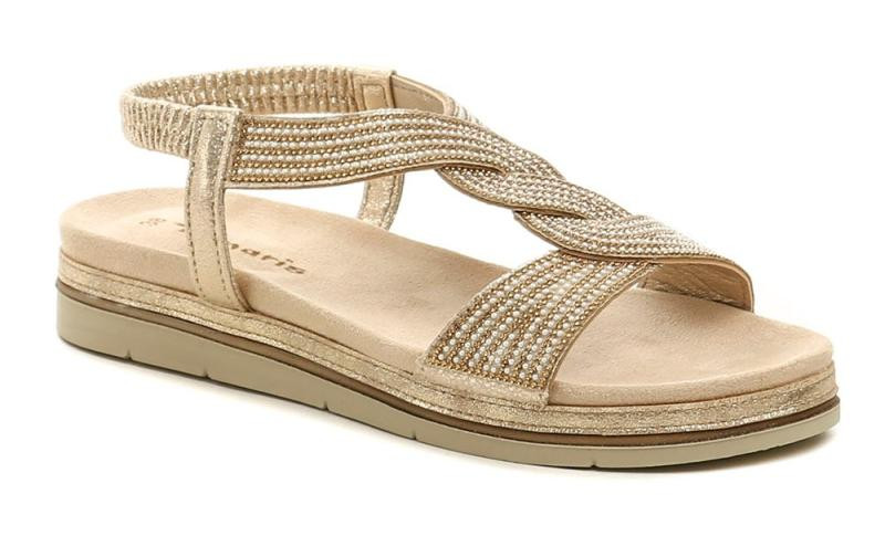 Tamaris 1-28200-44 béžové dámské sandály
