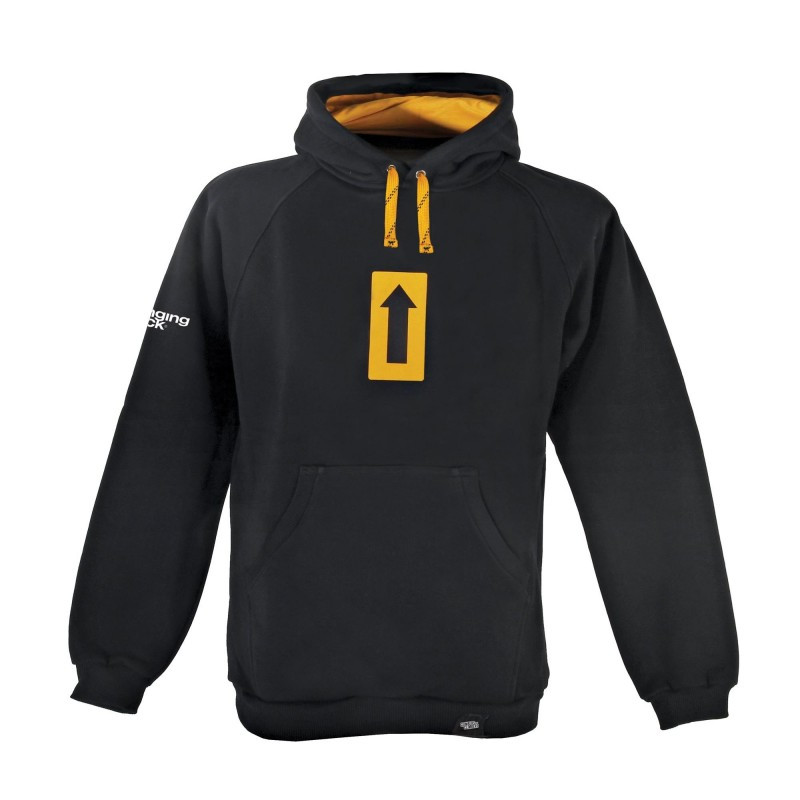 Singing Rock Pánská mikina Singing Rock Hoody Černá