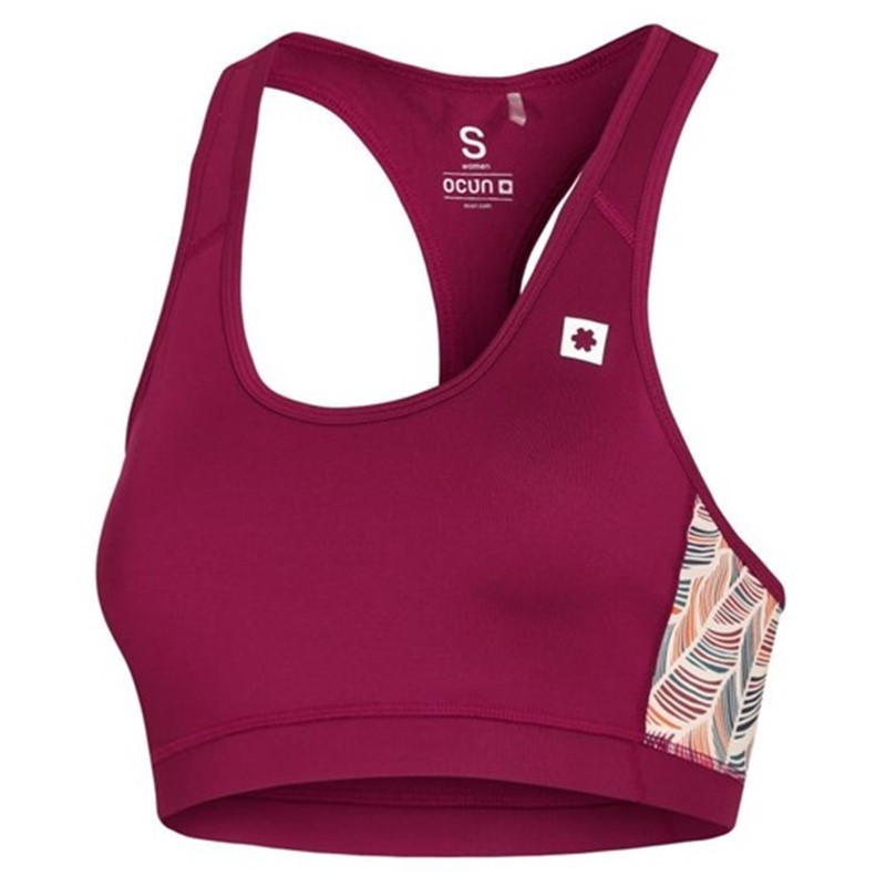 Ocun Dámská sportovní podprsenka Ocun Misty Wine Rhododendron